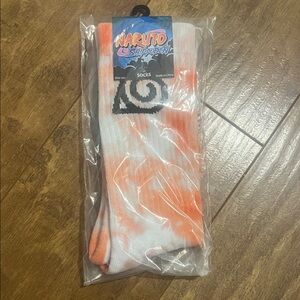 Naruto Tie die orange socks
